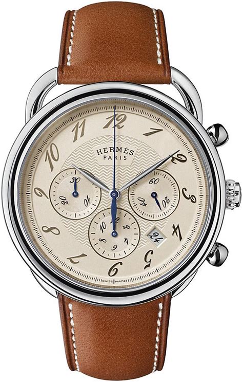 hermes mens arceau watch|Hermes arceau chronograph.